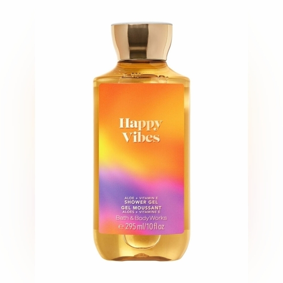Bath & body works aloe and vitamin e shower HAPPY VIBES 295ML - Picture 1 of 4